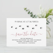 Angepasste Mütter verheiratet Foto Hochzeit von Ha Save The Date (Stehend Vorderseite)