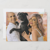 Angepasste Mütter verheiratet Foto Hochzeit von Ha Save The Date (Rückseite)