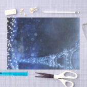 Angepasste Nacht in Paris String Lights Seidenpapier (Handwerk)