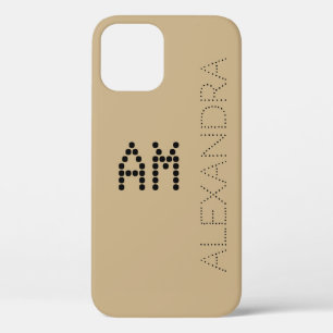 Angepasste Name- und Monogram-Trendy-Schriftart au Case-Mate iPhone Hülle
