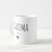 Angepasste neue Oma- oder Junge Mutter-Geschenke Kaffeetasse (Vorderseite Links)