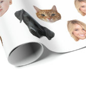 Angepasste Niedliche Familienzusammenführung mit 4 Geschenkpapier (Rolleneckpunkt)