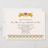 Angepasste Papel Picado Love Birds - aktualisierte Einladung (Vorderseite)