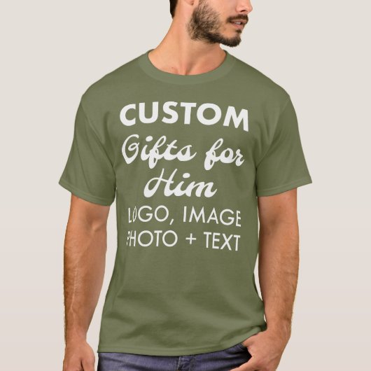 Angepasste personalisierte Männermüdigkeit Grüner T-Shirt (Vorderseite)