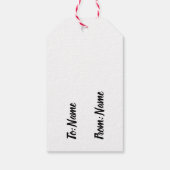 Angepasste Red Tomato Ketchup-Geschenkmarke Geschenkanhänger (Rückseite)