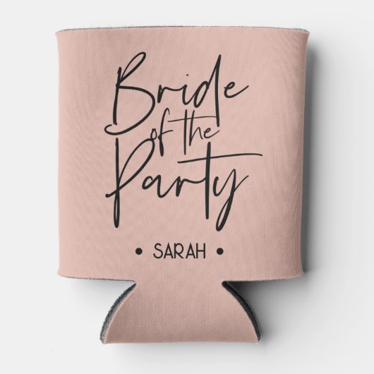 Angepasste rosafarbene Farbbrille des Party Kühler Dosenkühler (Vorderseite)