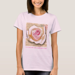 Angepasste Rose des T-Shirt-Hemdes A T-Shirt