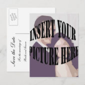 Angepasste Save the Date Postkarte (Vorne/Hinten)
