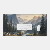 Angepasste Schreibtischmatte mit Namen | Gipfelglü (Tastatur & Maus)