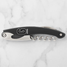 Angepasste Schwarz-weiße Personalisierte Monogramm