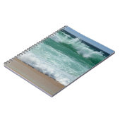 Angepasste Seascape Beach Seaside Sea Waves Trendy Notizblock (Linke Seite)