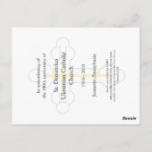 Angepasste St. Demetrius-Gebetskarte Postkarte (Rückseite)