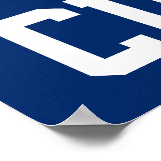 Angepasste Staatsflagge Colorado Poster (Ecke)