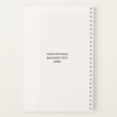 Angepasste Text-Beach-Ananas Notizblock (Rückseite)