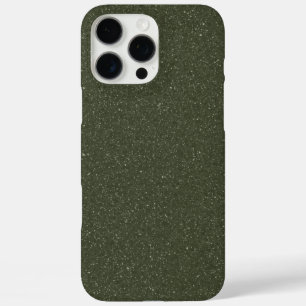 Angepasste Texturierte Moos Green iPhone 16 Pro Ma Max Hülle