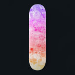 Angepasste Trendrosa Blau Lila Grün Moderne Skateboard<br><div class="desc">Custom Trendy Pink Blue Lila Green Moderne Abstrakte Art Blank Template Skateboard.</div>