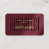 Angepasste, typisierte Gold Text Script Luxury Arc Visitenkarte (Rückseite)