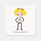 Angepasste Upsherin Napkin Serviette (Vorderseite)