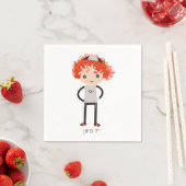Angepasste Upsherin Napkin Serviette (Beispiel)