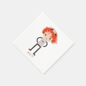 Angepasste Upsherin Napkin Serviette (Ecke)