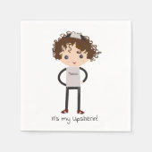 Angepasste Upsherin Napkin Serviette (Vorderseite)