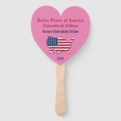 Angepasste USA-Flaggenkarte Amerikanischer Bürger  Fächer (Rückseite)