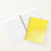 Angepasste, Verlassen gelbe BlumengiftGirls Notizblock (Innenseite)