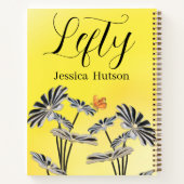 Angepasste, Verlassen gelbe BlumengiftGirls Notizblock (Rückseite)