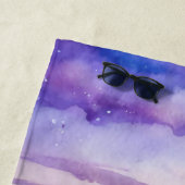 Angepasste Wasserfarbenwelt Nebel Landschaft Strandtuch (Beispiel)