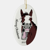 Angepasste Weihnachtsfeiertage Cartoon Tier Keramik Ornament (Rechts)