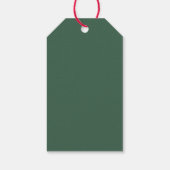 Angepasste Weihnachtsgeschenkmarke mit Abstraktem  Geschenkanhänger (Rückseite)