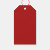 Angepasste Weihnachtsgeschenkmarke mit Abstraktem  Geschenkanhänger (Rückseite)