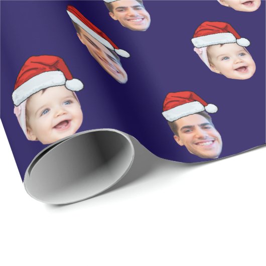 Angepasste Weihnachtsmannmütze Geschenkpapier (Rolleneckpunkt)