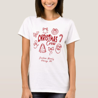 Angepasste Weihnachtsmannschaft T-Shirt