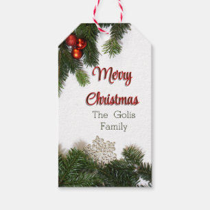 Angepasste Weihnachtsmarke Geschenkanhänger