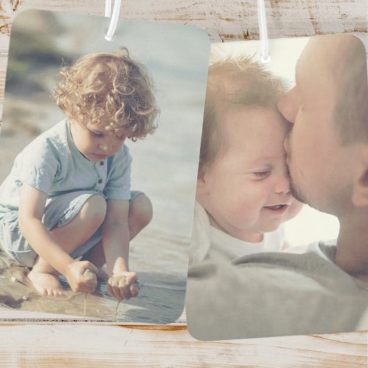 Angepasste zwei Foto Autolufterfrischer