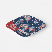 Angepasster 4. Juli Wasserfarbe Pappteller (Gewinkelt)