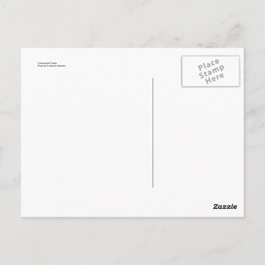 Angepasster Anhänger Postkarte (Rückseite)