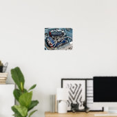Angepasster Automotor Poster (Heimbüro)