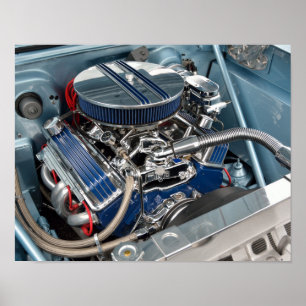 Angepasster Automotor Poster