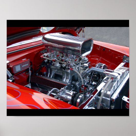 Angepasster Automotor Poster (Vorne)