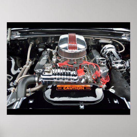 Angepasster Automotor Poster (Vorne)