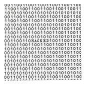 Angepasster Binärkode für Computer mit zwei Fotos Würfel (Vorderseite)