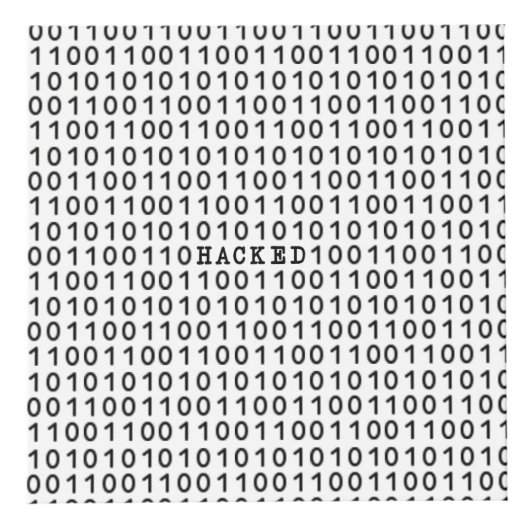 Angepasster Binärkode für Computer mit zwei Fotos Würfel (Vorderseite)