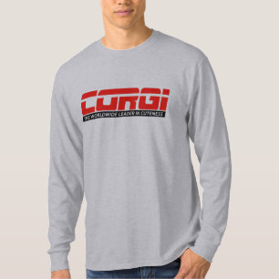 Angepasster das Longsleeve der ESPN Corgi-Männer  T-Shirt