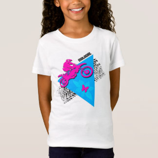 Angepasster der Babydoll-T - Shirt MotoGirl