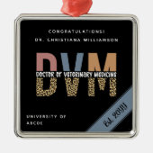 Angepasster DVM Arzt für Tiermedizin Chic Ornament Aus Metall (Vorne)