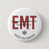 Angepasster EMT Mediziner Button (Vorderseite)