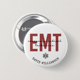 Angepasster EMT Mediziner Button