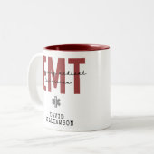 Angepasster EMT Mediziner Zweifarbige Tasse (Vorderseite Links)